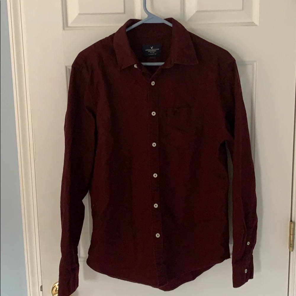 AEO “Classic Fit” Long Sleeve Button-Down